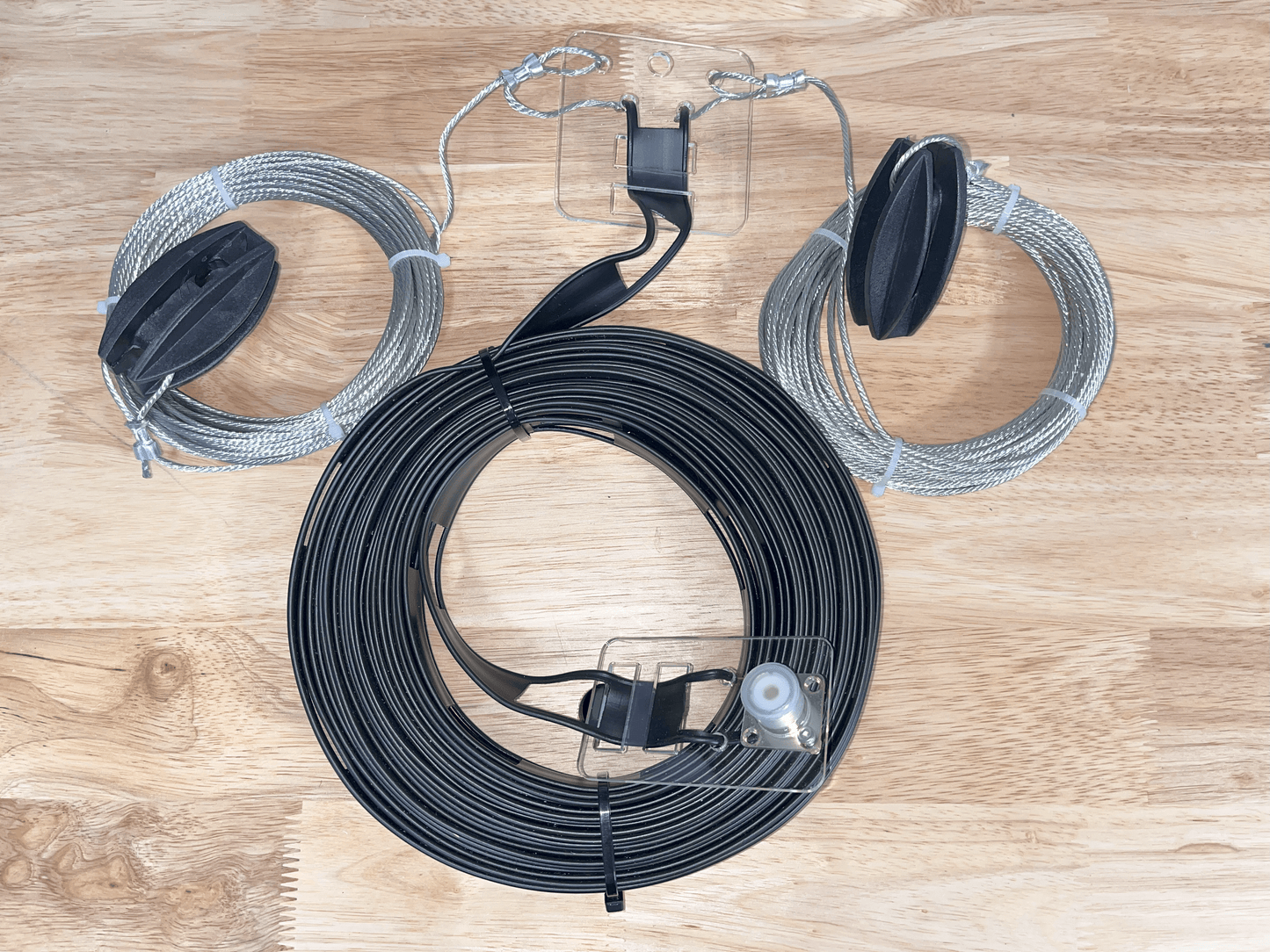 Antena de cable DXP-180T G5RV, de 10 a 160 m, 1500 W (cobre estañado)