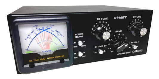 Comet CAT-300 1.8 – 50 MHz Manual Antenna Tuner