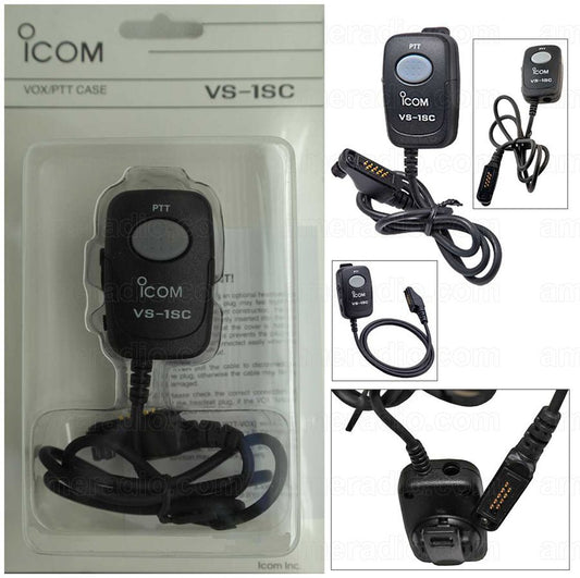 Caja de conmutación VOX/PTT VS1-SC para operación manos libres